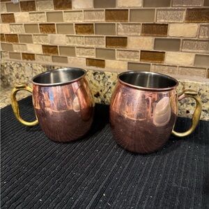 Pair of Moscow Mule Cups Oggi Brand